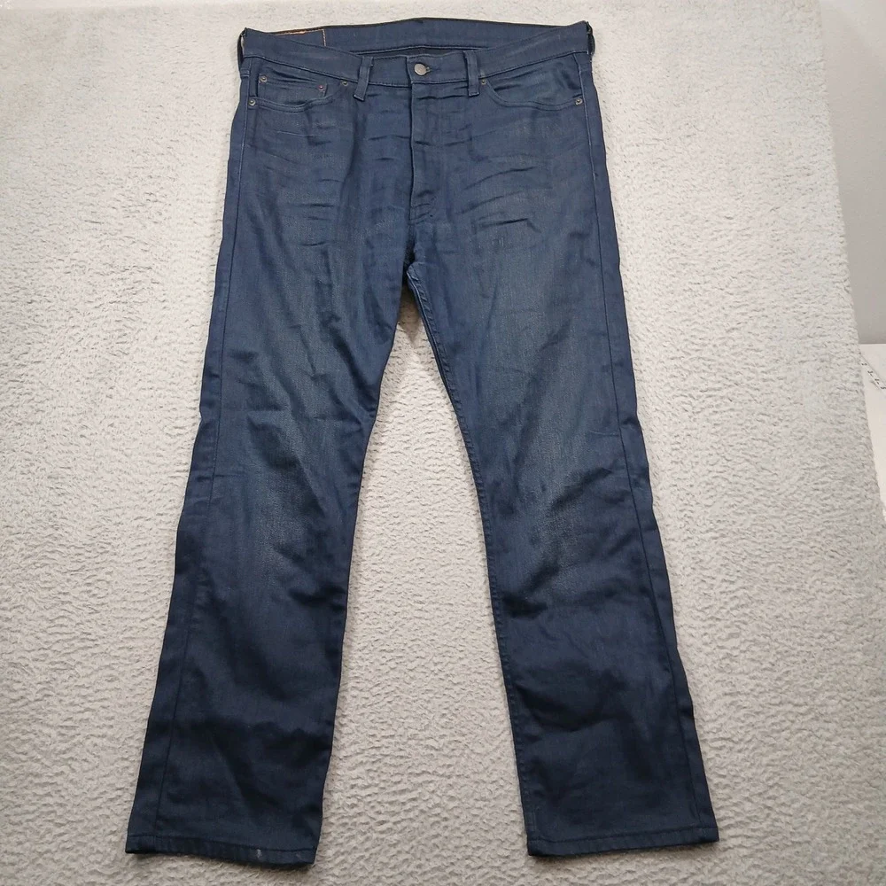 Levi's 513 Men's Jeans 36x30 Blue Slim‎ Straight Fit Denim